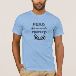 "Rädsla är din att kontrollera – Motiverande T-Shi T Shirt