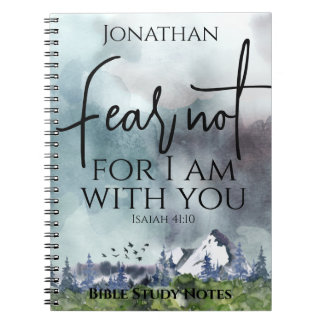 Rädsla för att inte ha vattenfärg, kristen gåva ti anteckningsbok