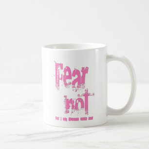 Rädsla för inte kristen Rosa Grunge Kaffemugg