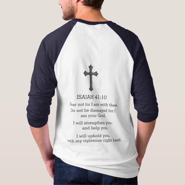 Rädsla inte för att jag är med t shirt (Baksida)