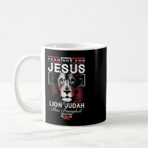 Rädsla inte för Jesus Judahs Lejon har triumferats Kaffemugg