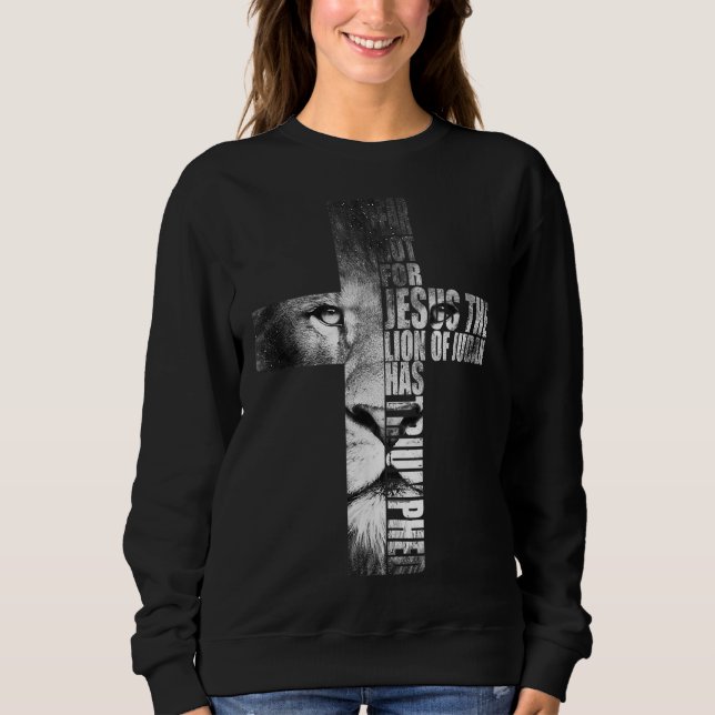 Rädsla inte för Jesus Judahs Lejon har triumferats T Shirt (Framsida)