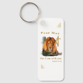 Rädsla inte Isaiah 41:10 Nyckelring