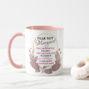 Rädsla inte Isaiah 41:10 Personlig kaffe Mugg