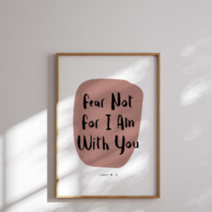 Rädsla inte Isaiah 41:10 poster