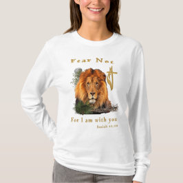 Rädsla inte Isaiah 41:10 T Shirt