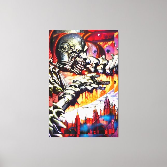 Rädsla - Ken Gage Art Canvastryck (Framsida)