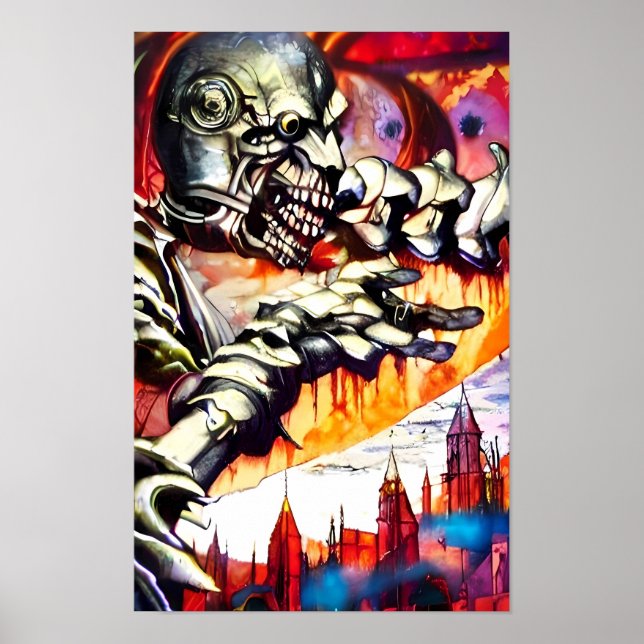 Rädsla - Ken Gage Art Poster (Framsidan)