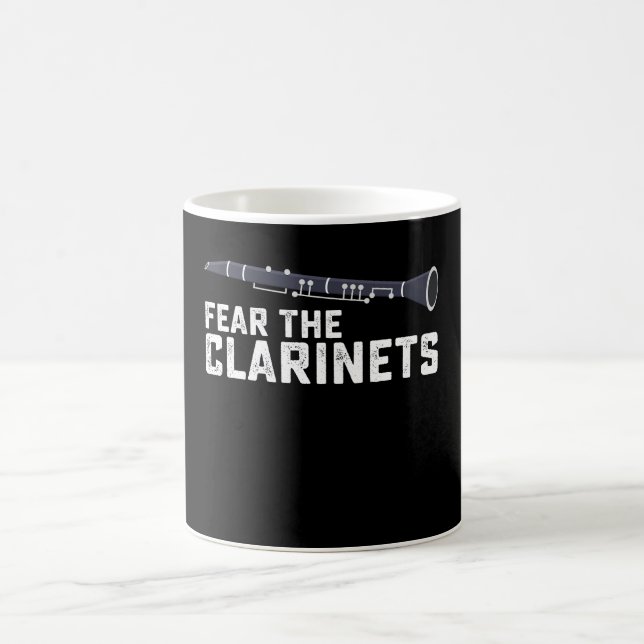 Rädsla Klarinetter Klarinettist Klarinet Kaffemugg (Center)