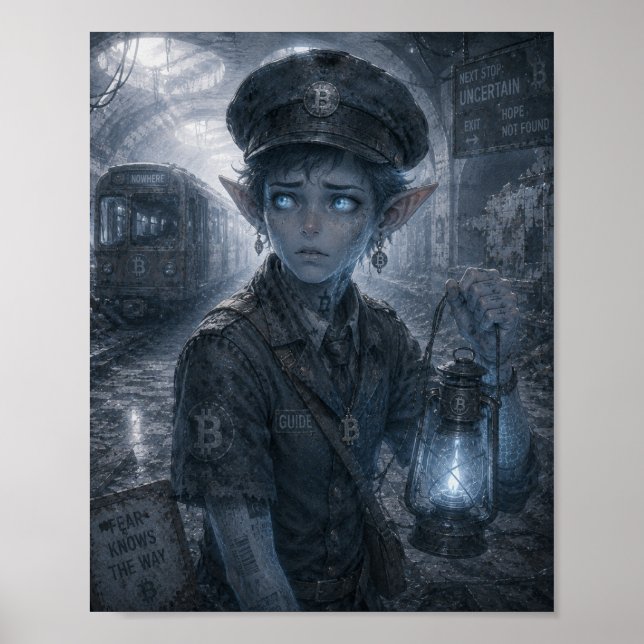 Rädsla / Konduktör / Metro Poster (Framsidan)