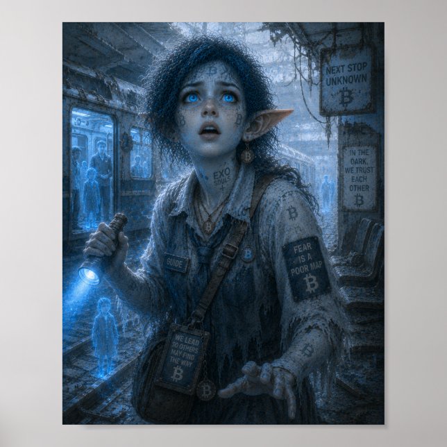 Rädsla / Konduktör / Tunnelbana Poster (Framsidan)