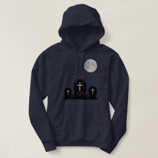Rädsla Måste Dö Eller Du Måste Halloween Kyrkogård Hoodie