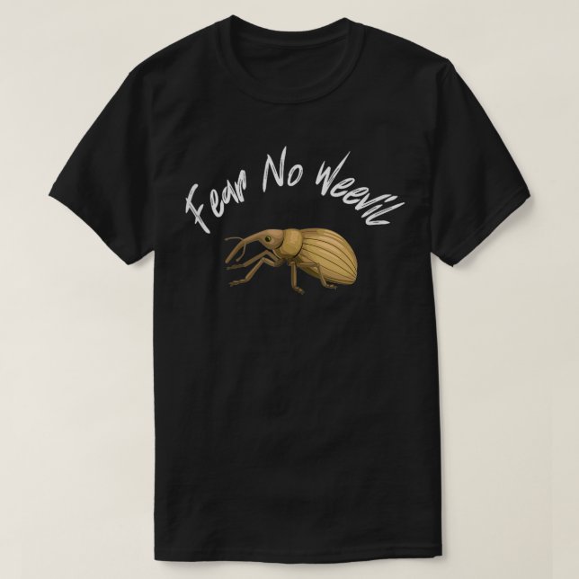 Rädsla No Weonde Funny Entomology kryp insekt nove T Shirt (Design framsida)