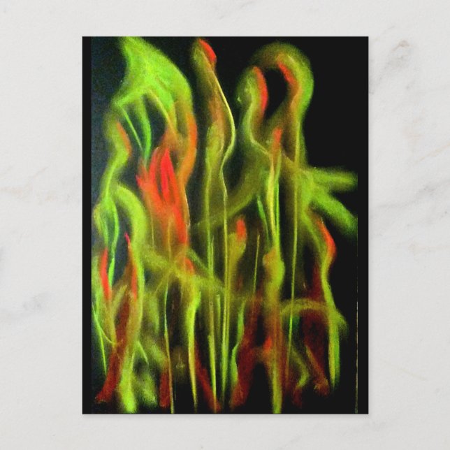 Rädsla och misstro vykort (Framsida)