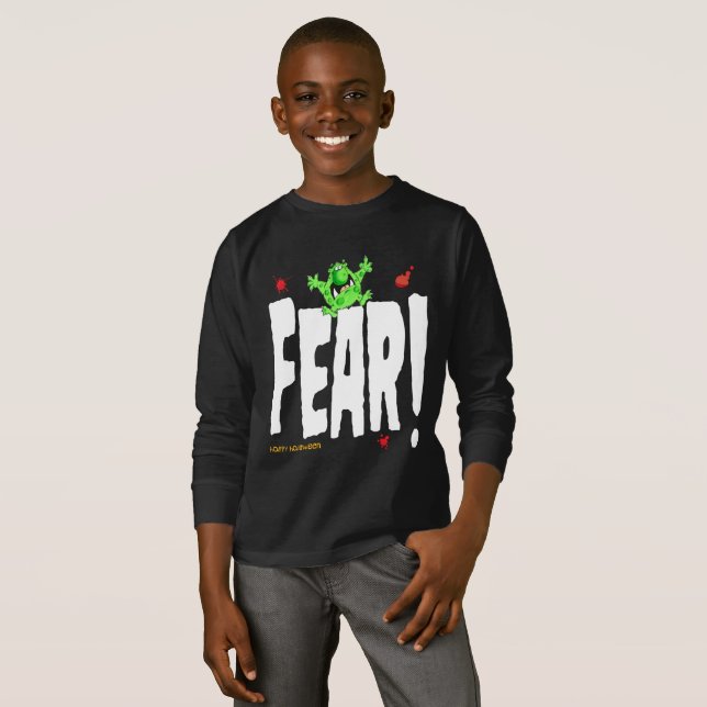 Rädsla!!! T Shirt (Hel framsida)