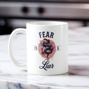 Rädslan är en lätt motivation kaffemugg
