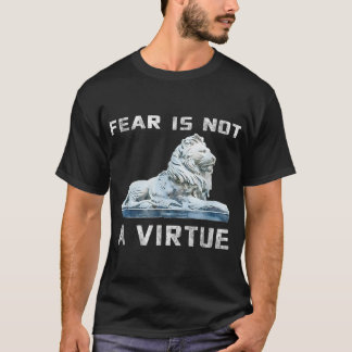 Rädslan är inte en dygnsskjorta med motivation t shirt