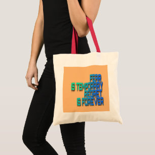 rädslan är temporär Tote Bag Tygkasse