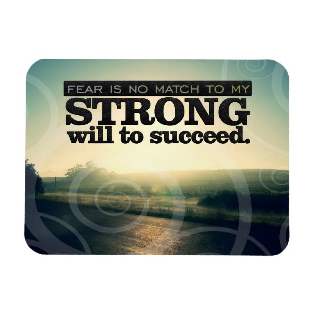 "Rädslan matchar inte" Flexibel modulering av moti Magnet (Horisontell)