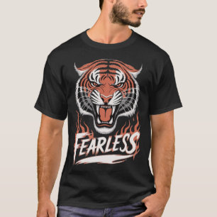 Rädsllös som en tiger t shirt
