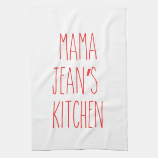 RAE DUNN Inspired Custom Name Kitchen Baking Kökshandduk