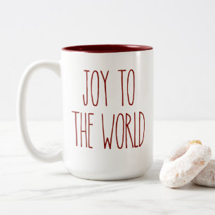RAE DUNN Inspired Joy till World Coffee Mugg