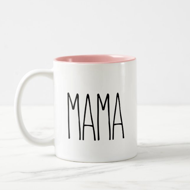 RAE DUNN Inspired Mamma Coffee Mugg (Vänster)