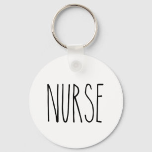 RAE DUNN Inspired Nurse Nyckelring