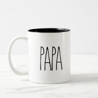 RAE DUNN Inspired PAPPA-kaffe Mugg