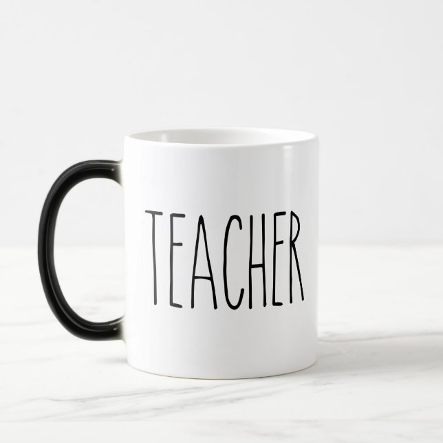RAE DUNN Inspired Teacher Coffee Mugg (Vänster)