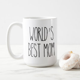 RAE DUNN Inspired World's Best Mamma Kaffemugg