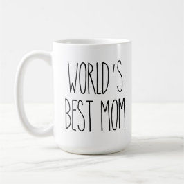 RAE DUNN Inspired World's Best Mamma Kaffemugg