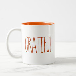 RAE DUNN inspirerad av tacksam kaffe Mugg