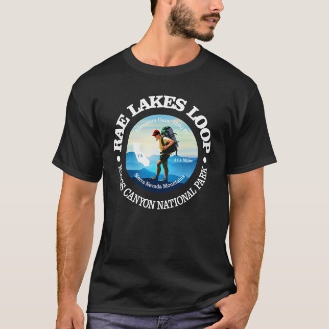 Rae Lakes Loop C rolig T Shirt (Framsida)