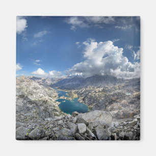 Rae Sjöar från Pavisserligen Dam - John Muir Trail Magnet
