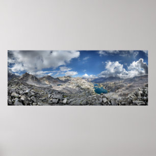 Rae Sjöar från Pavisserligen Dam - John Muir Trail Poster