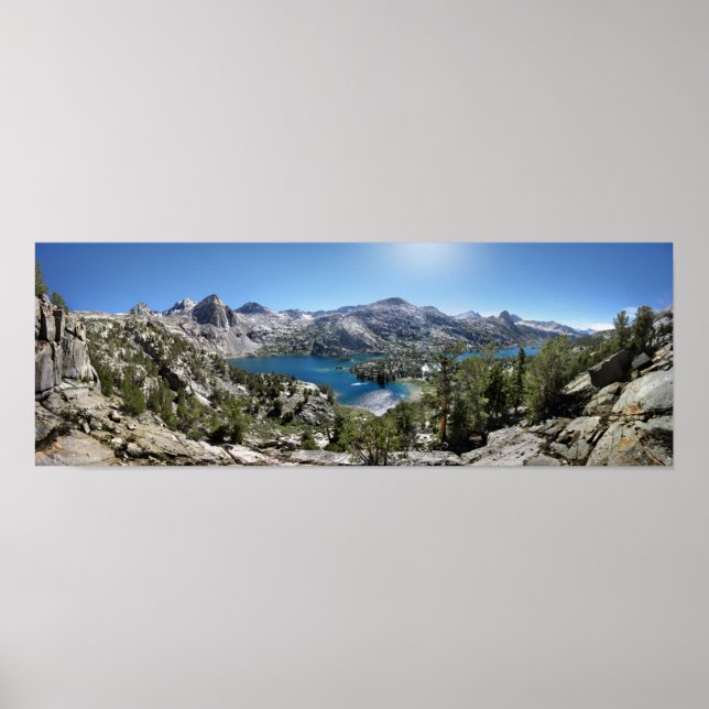 Rae Sjöar - John Muir Trail - Kung Canyon Poster (Framsidan)