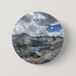 Rae Sjöar Panorama från Fin Dome - John Muir Trail Knapp