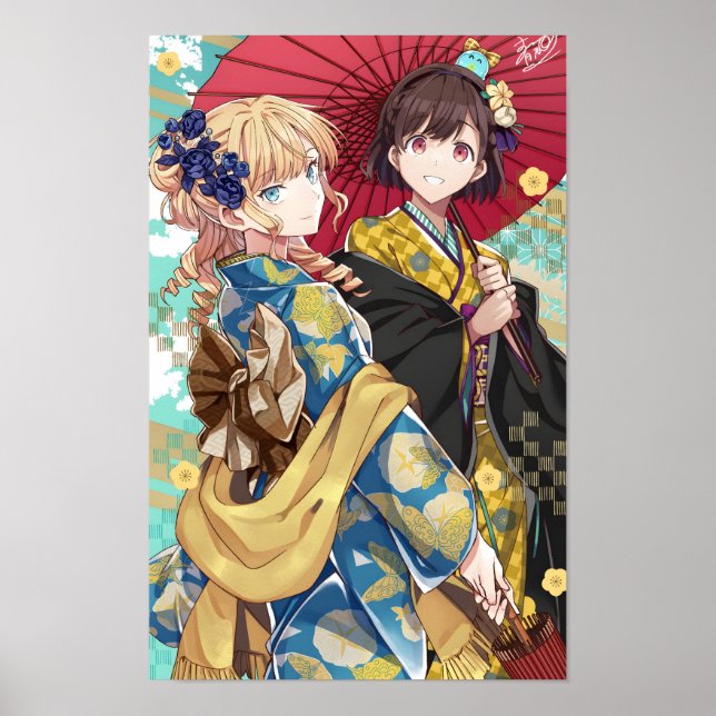 Rae x Claire | Jag är i Kärlek med Villaines Poster (Framsidan)