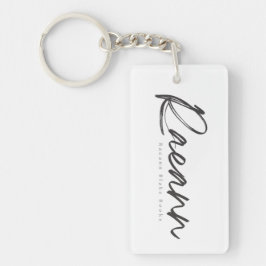 Raeann Blake Bokar Rectangle Keychain