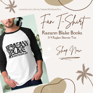 Raeann Blake Books 3/4 Raglan Ärm T-shirt