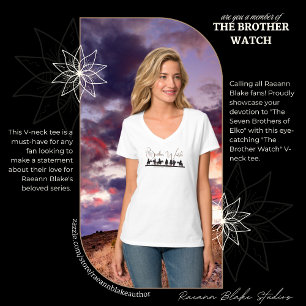 Raeann Blakes "The Brother Watch" V-Nacke T-Shirt