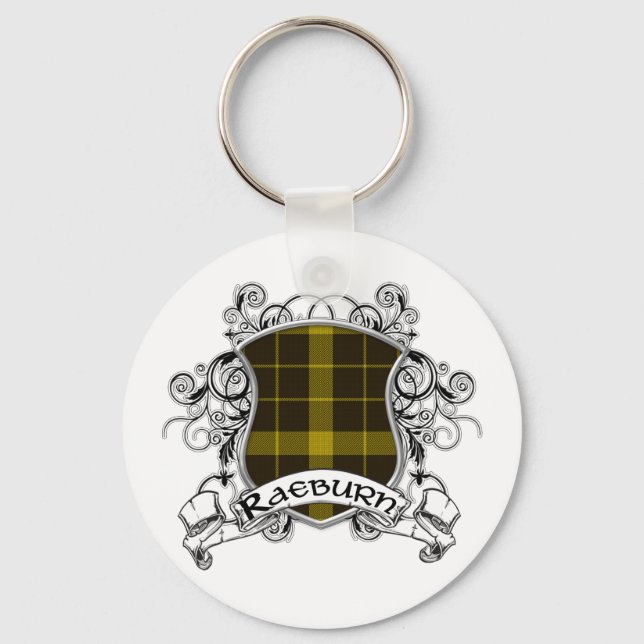 Raeburn Tartan Shield Nyckelring (Framsida)