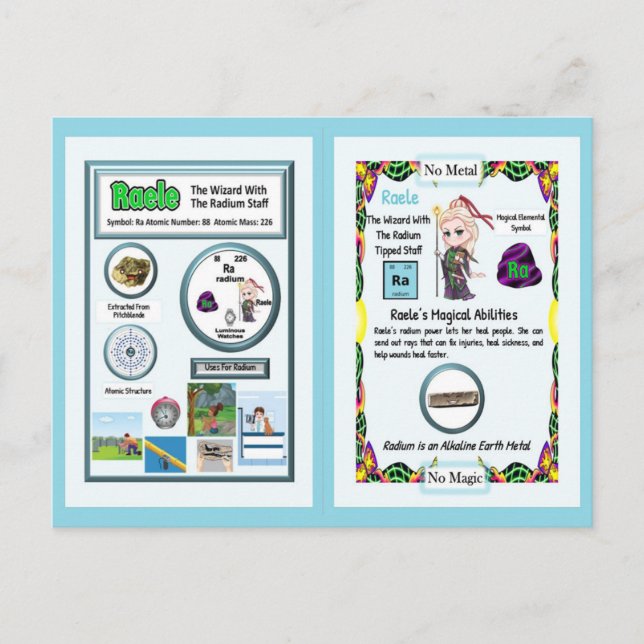 Raele Wizard - Radium Inslag Vykort (Framsida)