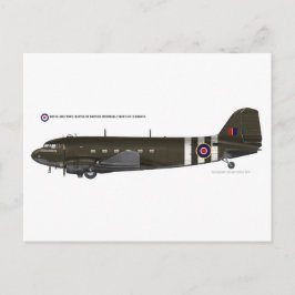 RAF BBMF DC3 Dakota Vykort