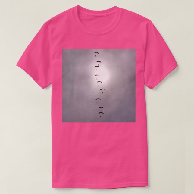 RAF Falcons Fallskärm Visning T Shirt (Design framsida)