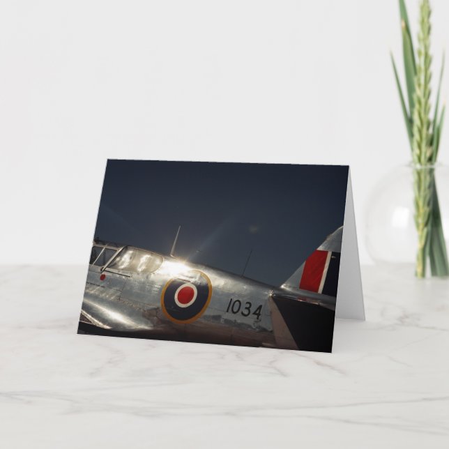 RAF-Flyer - gratulationskort tomt Kort (Framsida)