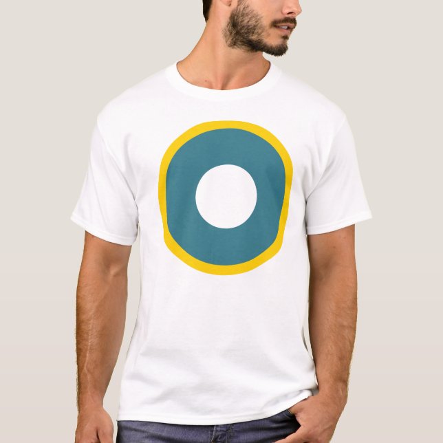 RAF Indien befaller den Roundel utslagsplatsen Tee Shirt (Framsida)