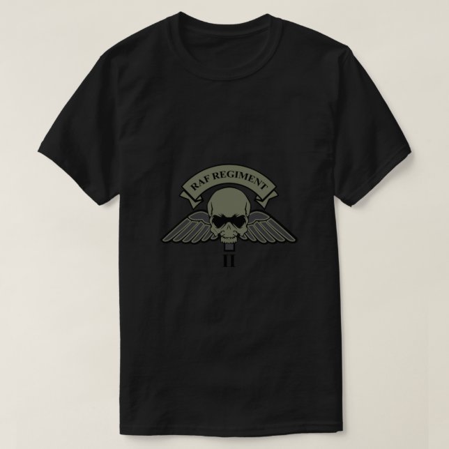 RAF-regim 2-kvadron (subducerad)  T Shirt (Design framsida)