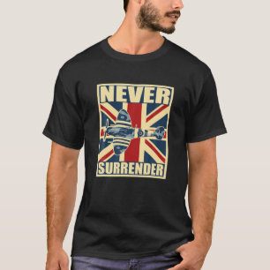 RAF Spitfire-luftfartyg WW2 Flygplan Krig P T Shirt